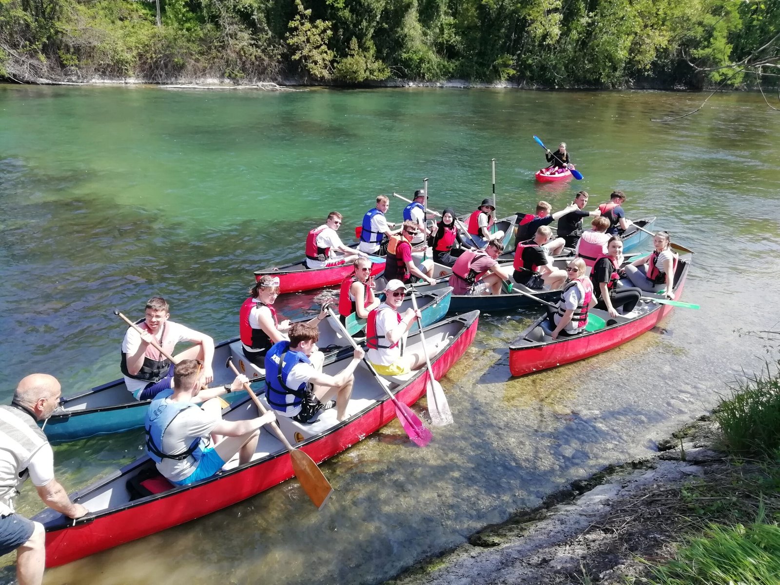 Studenti in visita didattica alle Colline Moreniche del Lago di Garda