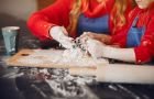 Preparazione della pasta fresca durante il Cooking Lesson sul Garda